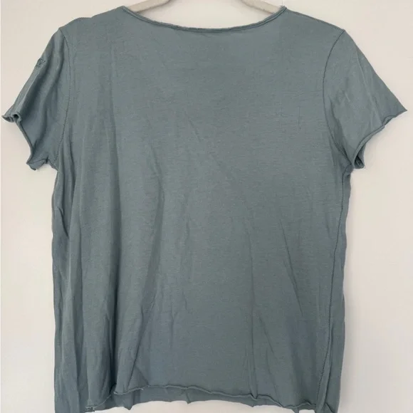Zadig & Voltaire Slate Gray Short Sleeve Tee - Picture 2 of 3